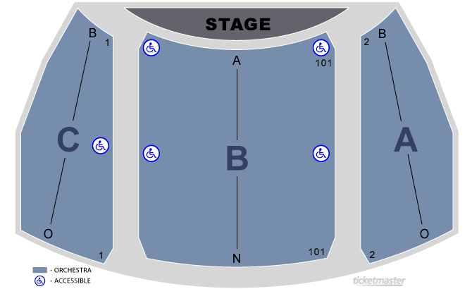 Landers Center: Seating Charts